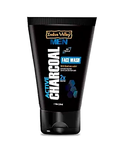 Indus Valley Men Active Charcoal Face Wash-A71-1