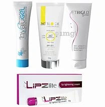 Ethicare Remedies Day Skincare Routine Kit (Ethiglo Face Wash 70ml, Hyalugel 30gm, 360Â° Block Sunscreen Gel SPF 50+ 50gm and Lipzlite Lightening Cream 15gm)-A207-1