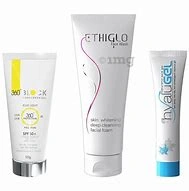 Ethicare Remedies Combo Pack of 360 Block Sunscreen Gel SPF 50+ 50gm, Ethiglo Face Wash 70ml &amp; Hyalugel 30gm-A222-1