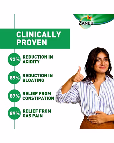 Zandu Pancharishta Good Gut - Gut Detox Shot-Pack of 1-4
