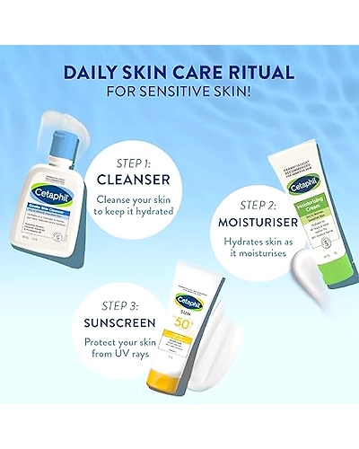 Cetaphil Paraben &amp; Sulfate-Free Gentle Skin Hydrating Face Wash - 125ml-4