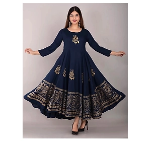 Anarkali kurta (blue)