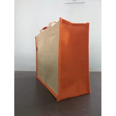 Jute Veggie bag with pouches-JVB-Orange