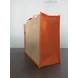 Jute Veggie bag with pouches-JVB-Orange-sm