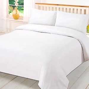 100 % COTTON BED SHEET 4 PCS SET (1 FLAT SHEET,1FITTED SHEET,4 PILLOW COVER)