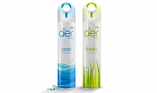 Godrej aer spray, Air Freshener - Cool Surf Blue & Fresh Lush Green (Pack of 2, 240 ml each)