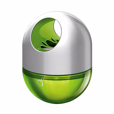 godrej aer twist, car air freshener - fresh lush green (45g)
