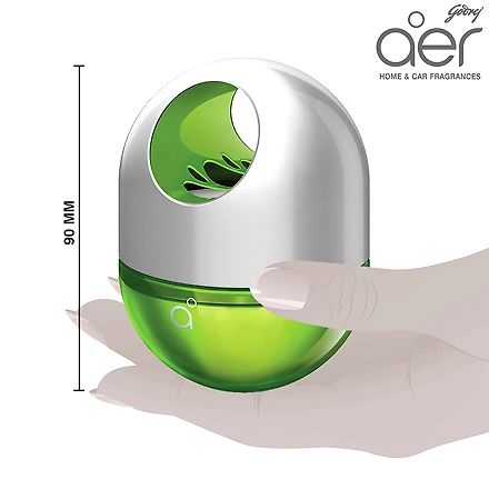 Godrej Aer Twist, Car Air Freshener - Fresh Lush Green (45g)-Fresh Lush Green-1