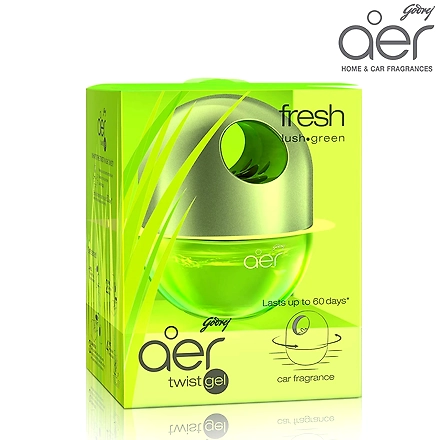 Godrej Aer Twist, Car Air Freshener - Fresh Lush Green (45g)-Fresh Lush Green-2