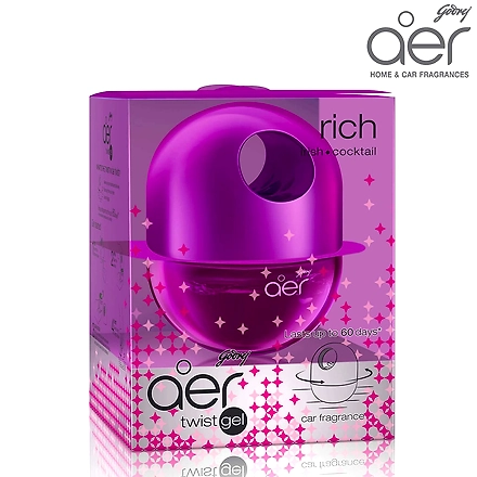 Godrej Aer Twist, Car Air Freshener - Rich Irish Cocktail (45g)-2