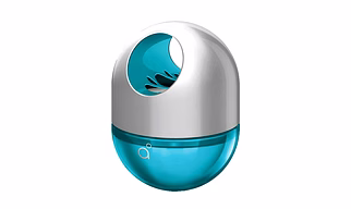 Godrej Aer Twist, Car Air Freshener - Cool Surf Blue (45g)