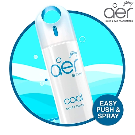 Godrej Aer spray, Air Freshener - Cool Surf Blue (240 ml)-6