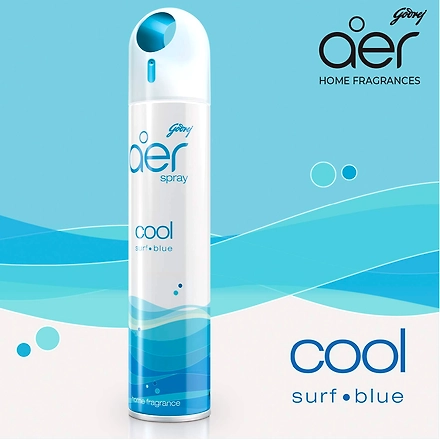 Godrej Aer spray, Air Freshener - Cool Surf Blue (240 ml)-1