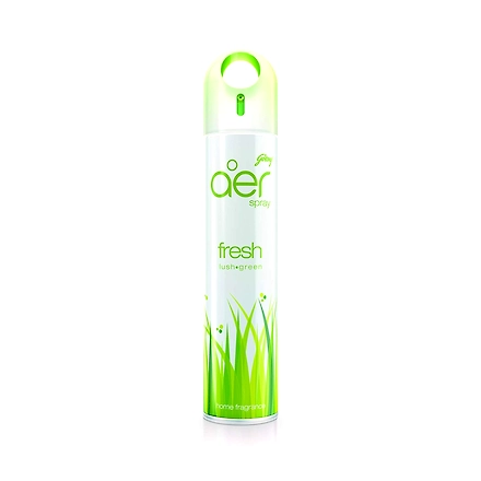 Godrej Aer spray, Home &amp; Office Air Freshener - Fresh Lush Green (240 ml)-GRMFG