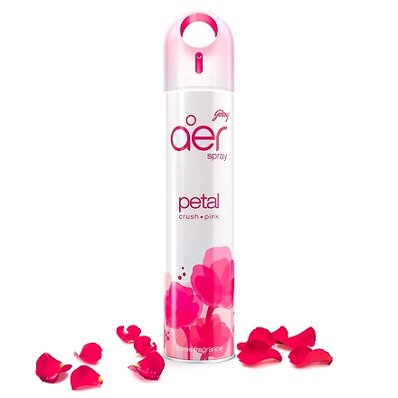 Godrej Aer spray, Air Freshener for Home &amp; Office - Petal Crush Pink (240 ml)-GRFP