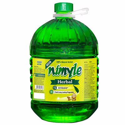 itc nimyle eco friendly floor cleaner with power of neem for 99.9% anti bacterial protection - herbal 5l