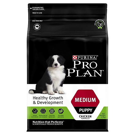 PURINA PRO PLAN Puppy Dry Dog Food for Medium Breed 2.5kg-PPP