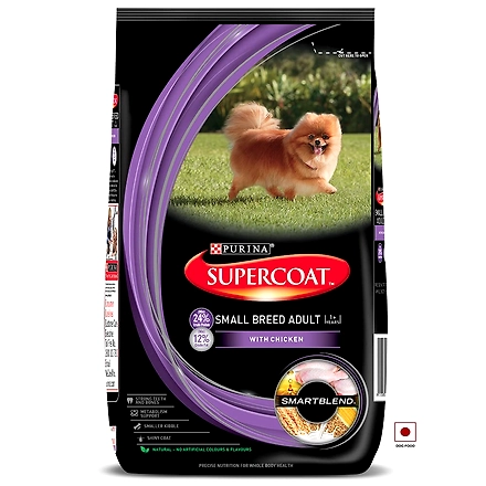 PURINA SUPERCOAT Adult Small Breed Dry Dog Food, Chicken, 3 kg-SCADULT