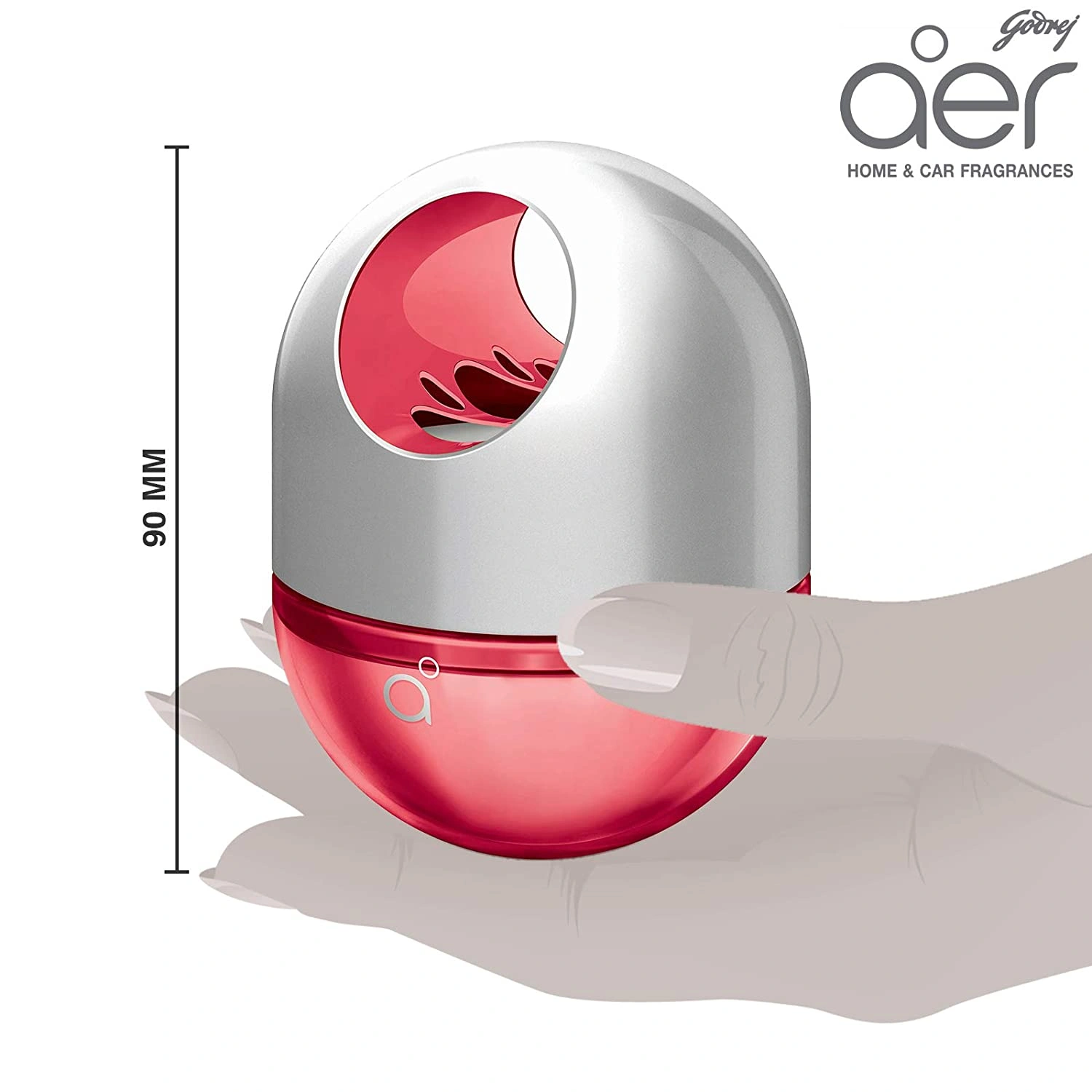 Godrej Aer Twist, Car Air Freshener - Petal Crush Pink (45g)-1