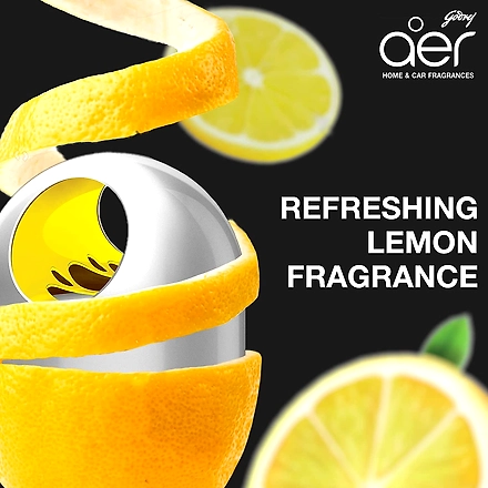 Godrej Aer Twist, Car Air Freshener - Sunny Citrus (45g)-2