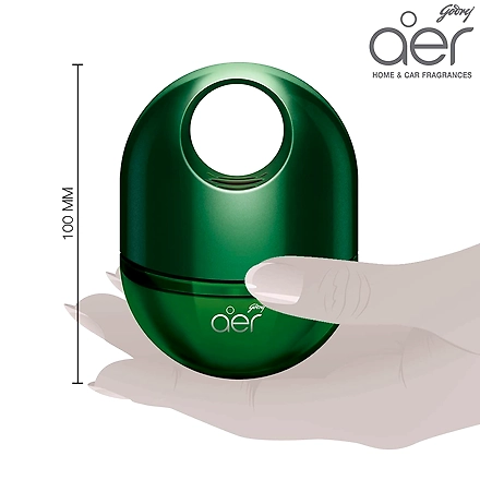 Godrej Aer Twist, Car Air Freshener - Fresh Forest Drizzle (45g)-1