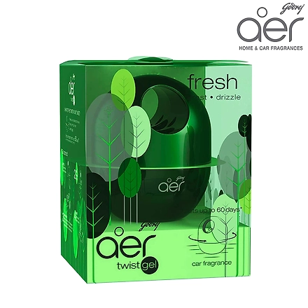 Godrej Aer Twist, Car Air Freshener - Fresh Forest Drizzle (45g)-2