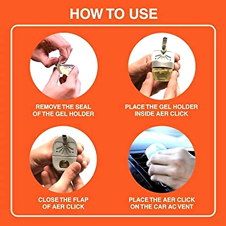 Godrej aer click, Car Air Freshener Refill Pack - Musk After Smoke (10g)-2
