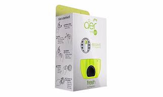 Godrej aer click, Car Air Freshener Refill Pack - Fresh Lush Green (10g)