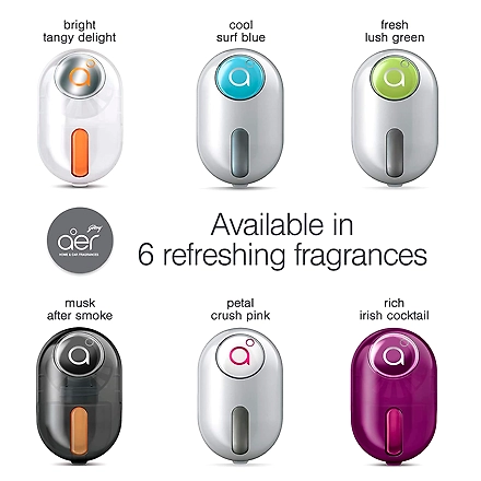 Godrej aer click, Car Air Freshener Refill Pack - Cool Surf Blue (10g)-3
