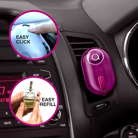 Godrej aer click, Car Vent Air Freshener Kit - Rich Irish Cocktail (10g)-3
