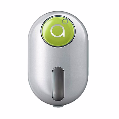 godrej aer click, car vent air freshener kit - fresh lush green (10g)