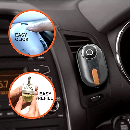 Godrej aer click, Car Vent Air Freshener Kit - Musk After Smoke (10g)-3