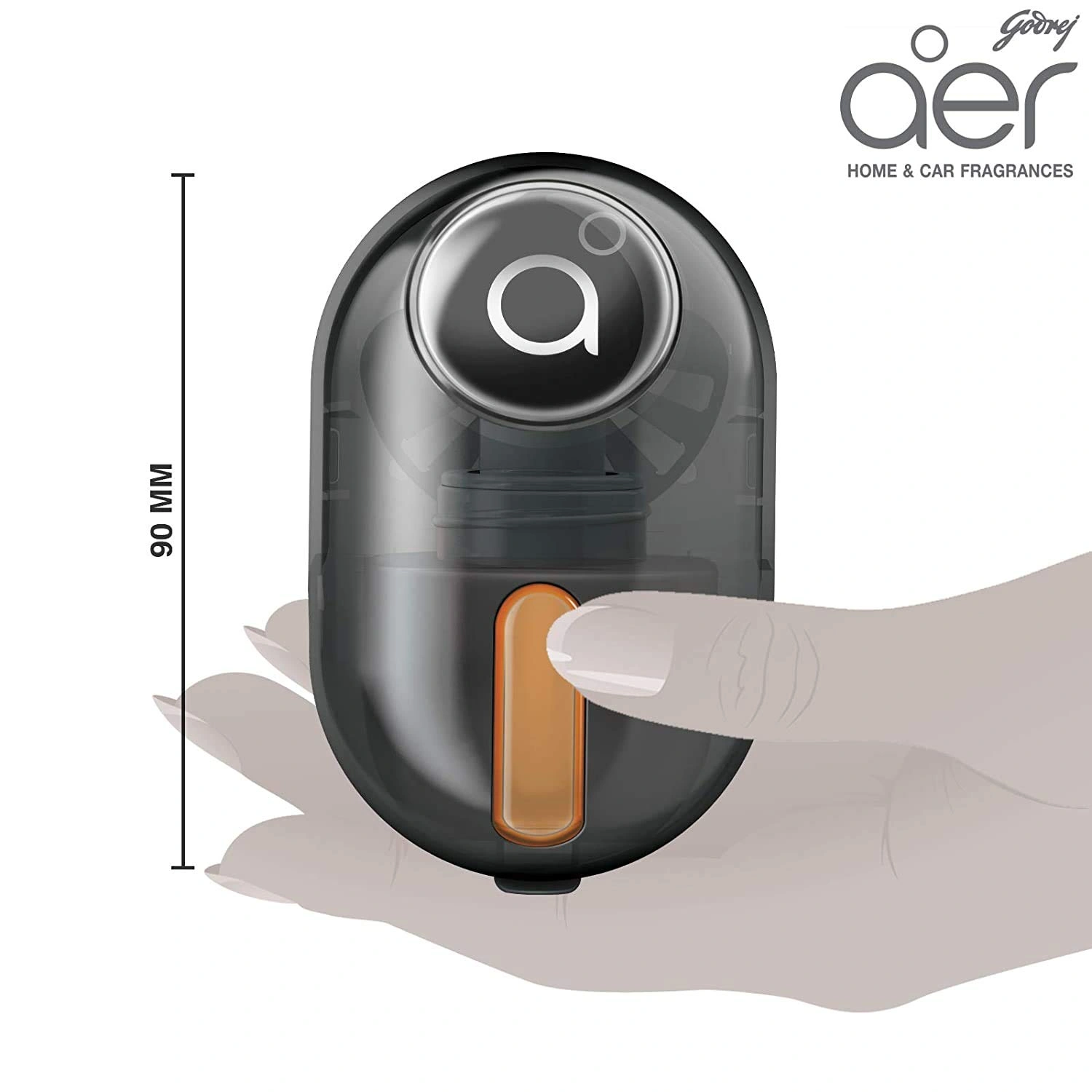 Godrej aer click, Car Vent Air Freshener Kit - Musk After Smoke (10g)-2