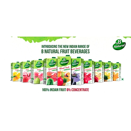 B Natural Mixed Fruit Juice 180 ML-2