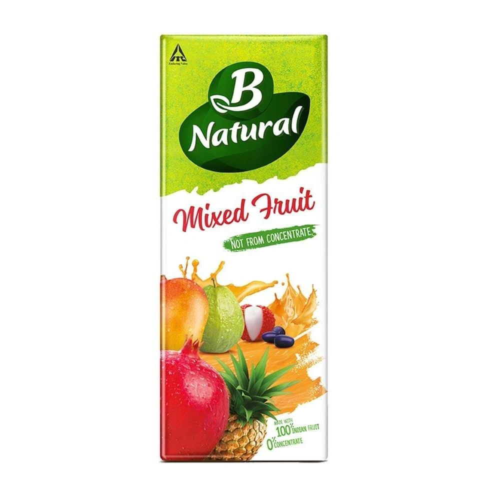 B Natural Mixed Fruit Juice 180 ML-BNATMF