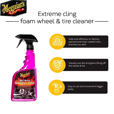 Meguiar's G9524 Hot Rims All Wheel and Tire Cleaner (709 ml)-1