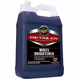 meguiars meguiar's professional detailer wheel brightener concentrate easily remove brake dust road grime on factory painted and coated wheels