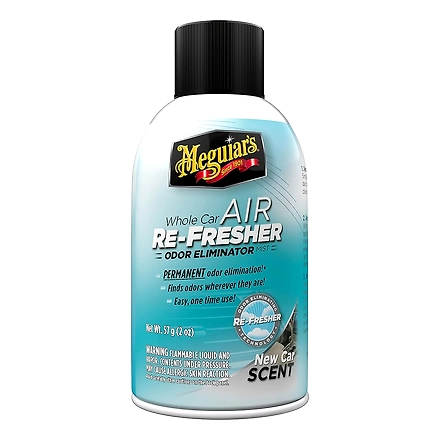 Meguiar's G16402 Whole Car Air Re-Fresher Odor Eliminator Mist, New Car Scent, 1 Pack-MAIRREFRESHER
