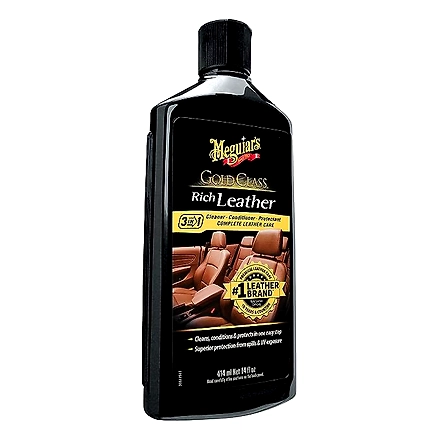 Meguiar'S G7214 Gold Class Leather Cleaner &amp; Conditioner (Soft, supple look &amp; feel, UV &amp; spill protection) 414 ml-1