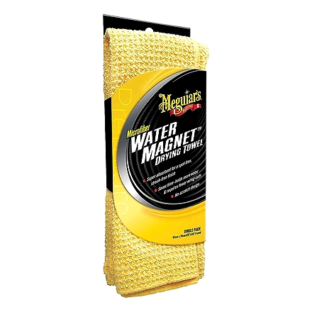 Meguiar's Water Magnet Microfiber Towel Super Absorbent for Spot Free Drying (X2000Eu), Yellow-MMICROFIBREWMDTOWEL