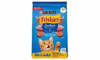 PURINA FRISKIES Seafood Sensation Adult Cat Food Nestle, 2.8 kg