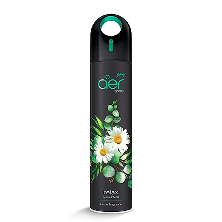 Godrej aer spray, Premium Air Freshener for Home &amp; Office - Relax | Long-Lasting Fragrance (220 ml)-SRLAX