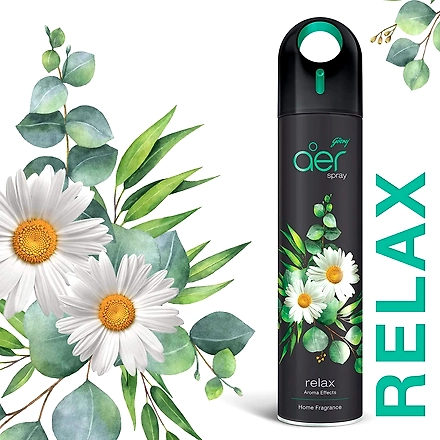 Godrej aer spray, Premium Air Freshener for Home &amp; Office - Relax | Long-Lasting Fragrance (220 ml)-1