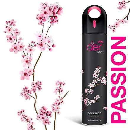 Godrej aer spray | Room Freshener for Home &amp; Office - Passion | Long-Lasting Fragrance (220 ml)-1