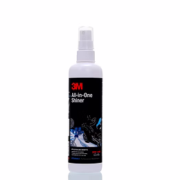3m all-in-one shiner (250 ml) | restore shine on plastic & leather parts on bikes | reduce dust accumulation