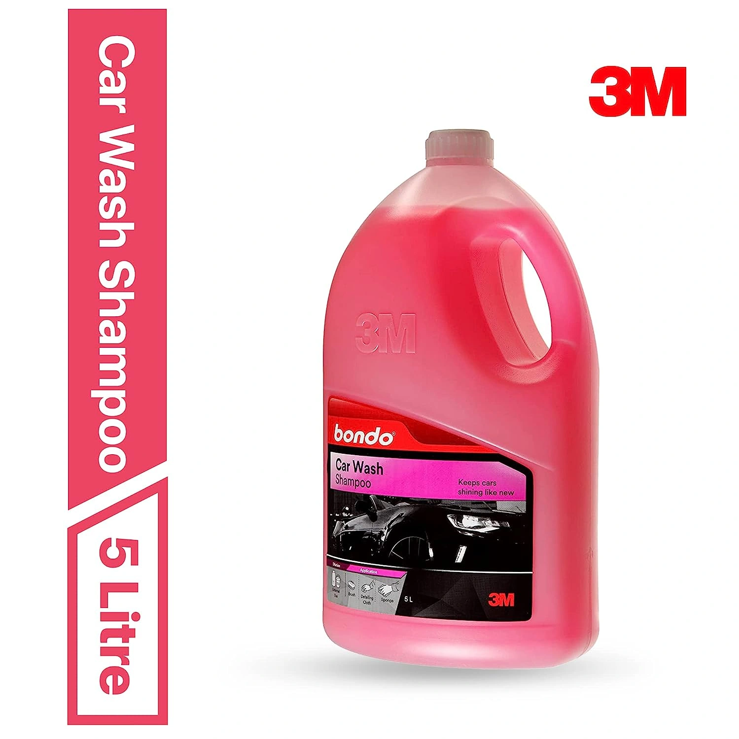 3M Car Wash Shampoo, 5L (Liter) | High Foam | Remove Tough Dirt | Safe on Paint | pH Neutral-1