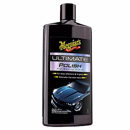 meguiars meguiar's g19216 ultimate polish, pre-waxing glaze, removes fine swirls and towel marks, maximum gloss, long-lasting, durable protection, safe on paint...