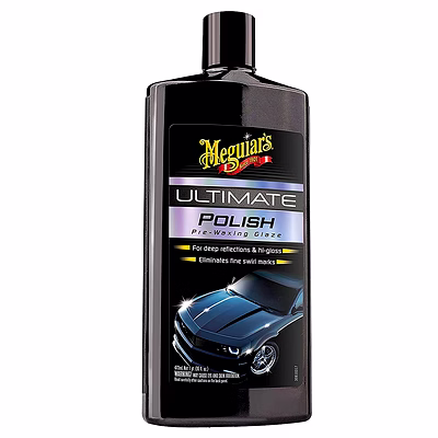 meguiars meguiar's g19216 ultimate polish, pre-waxing glaze, removes fine swirls and towel marks, maximum gloss, long-lasting, durable protection, safe on paint...