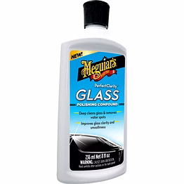 meguiars meguiar's g8408eu perfect clarity glass polishing compound 236 ml style name:glass polishing compound