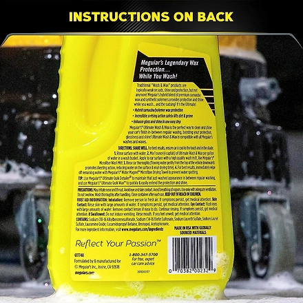 Meguiar's G17748 Ultimate Wash and Wax - 48 Oz-1